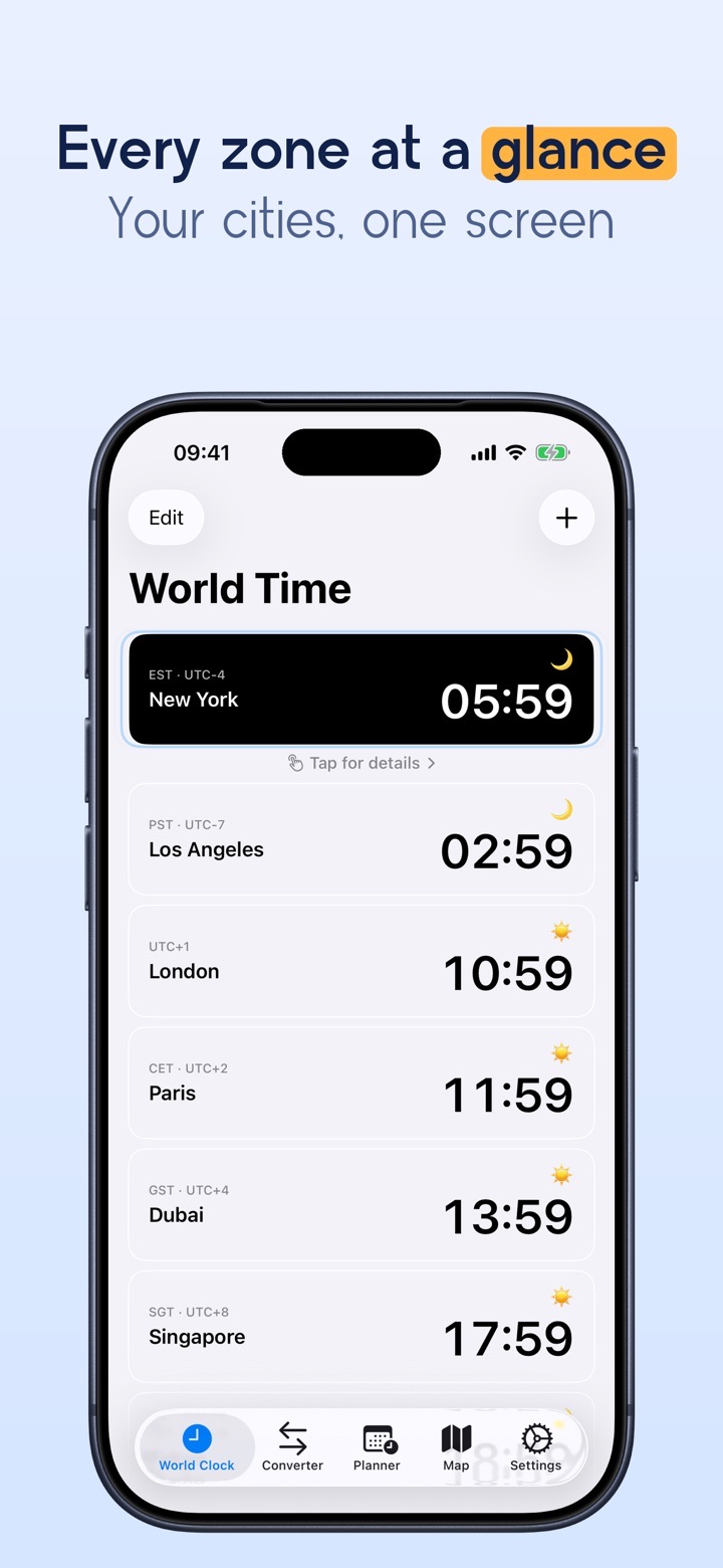 Clovk on iPhone